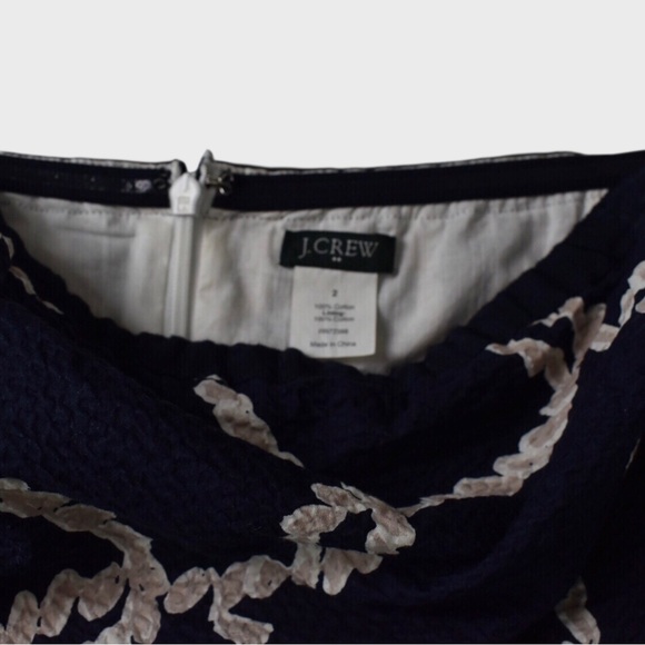 J Crew Strapless Printed Cotton Midi Dress - Picture 4 of 4